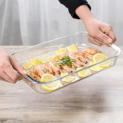 TDMM Baking Dish 1.6L Rectangle Baking Dish(Microwave Safe)