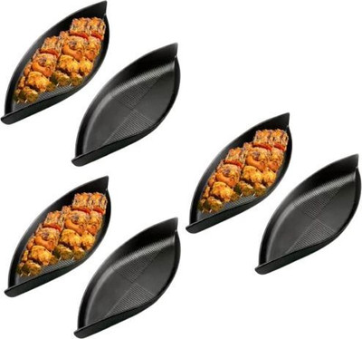 perfecdine NEW2025_Melamine Serving platter set pack of 6 pcs Tray(Pack of 6, Microwave Safe)