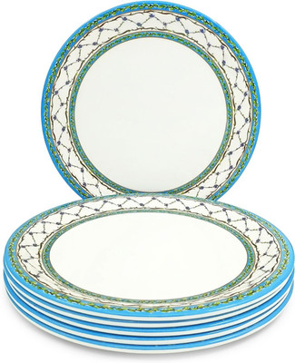 Superware Food Grade Melamine | Buffet Plate Set - Royale (12.5 inches) | Dinner Plate(Pack of 6)