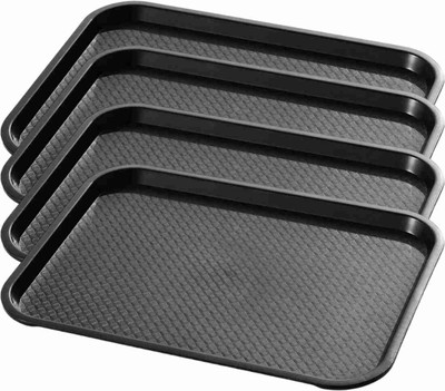 Armin 12×16'' Platter, Serving Tray For Breakfast Tray(Pack of 4, Microwave Safe)
