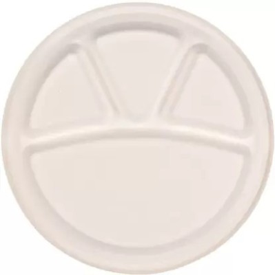 TheJoyfullStore Ecofriendly Biodegradable Plates Dinner Plate(Pack of 25)