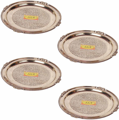 Shivshakti Arts SHIV SHAKTI ARTS Set Dinner Plate(Pack of 4)