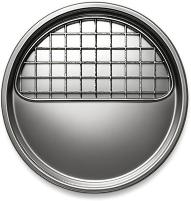 ANUVYA Stainless Steel Plate Round Dish Dinner Plate