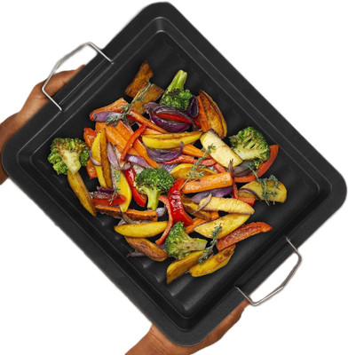 10club Premium Non-Stick Grill Tray: Fold-able Handle and Superior Quality Baking Pan(Microwave Safe) deal from flipkart