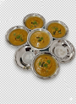 SMDE steel half soup plate set 6pcs Half Plate(Pack of 6)