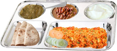 Aneesha 5 Partition Plate Pack of 1 Plate Sectioned Plate