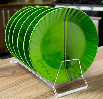 Inpro Melamine Dinner Plates-Melamine Round 6 Dinner Plate -Snacks Plates-Lunch Plate Dinner Plate(Pack of 6)