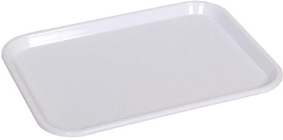 Kanha Multipurpose RectangleServing Shiney Mat finish Plastic tray - set of 1 Tray