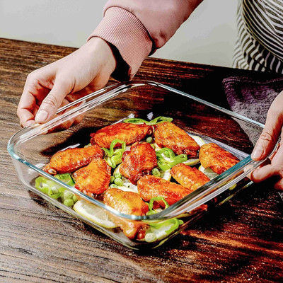 Armin Glass baking Dish 1100ml Baking Dish(Microwave Safe)