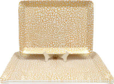 Ariya Rectangle Reusable Tray for Food and Snacks Ideal for All Occasions Tray(Pack of 3, Microwave Safe)