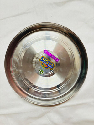 Steely homes Colors Ring Design 13 inches Dinner Plate(Pack of 2)