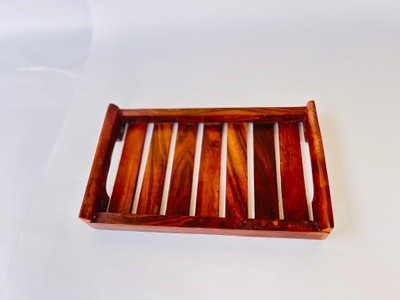 aiiry Rosewood Sheesham Wood Handmade & Handcrafted Wooden Small Serving Tray Tray