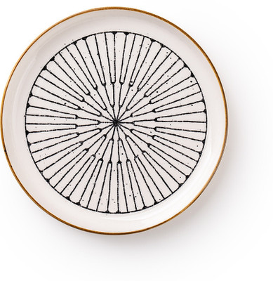 TAKISSO White Dining Plate Set Tray(Pack of 6, Microwave Safe)