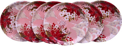 CARNIVAL CLASSIC ROUND MODEL NO-607, 7 INCH HALF DINNER PLATE SET 6 PCS OF MELAMINE Half Plate(Pack of 6)