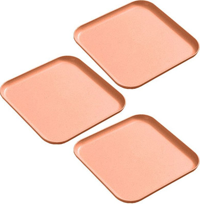 OICIA NEW1_3 Section s, Divided s for Adults Unbreakable Lunch Trays Compartments Tray(Pack of 3, Microwave Safe)