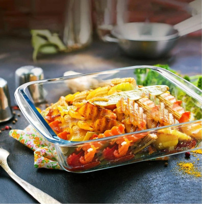 SBPNN Borosilicate Glass Serving Bowl, Tray, Container,Microwave Oven Safe 900 Baking Dish(Microwave Safe)