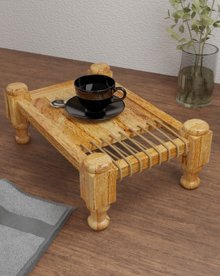 Woodsmith Khaat Charpai Design Wooden Serving Platter Tray Tray(Microwave Safe)