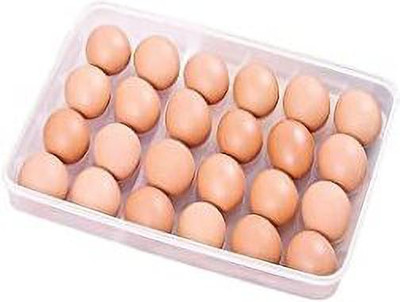 Coozico Glass Egg Container  - 2 dozen(Clear)