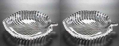 AFAST Self-Design Glass Patta Plate Use For Serving And Multi Use, Pack Of 2 - E2 Dinner Plate(Pack of 2)