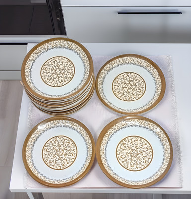 Kitchrox Serve Snacks in Style with our printed Melamine Small Snacks Round Plates Quarter Plate(Pack of 12)