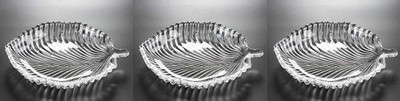 AFAST Self-Design Glass Patta Plate Use For Serving And Multi Use, Pack Of 3 - E3 Dinner Plate(Pack of 3)