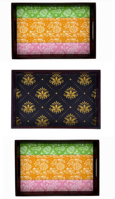 Angira handicrafts AHS-T0818 Tray(Pack of 3)