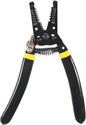 AS TOOL CENTER Wire Stripper Multi Function Cable Wire Cutters Stripping Wire 0.8-2.6mm2 Pincer Plier(Length : 7 inch)