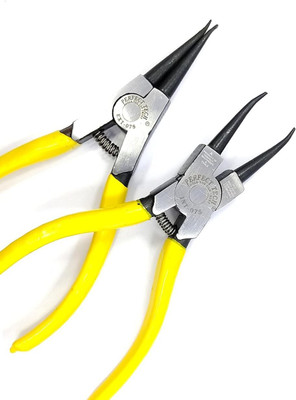 PERFECT TECH Combo Of Snap Ring Lock Plier Internal Straight & External straight Circlip Plier(Length : 7 inch)