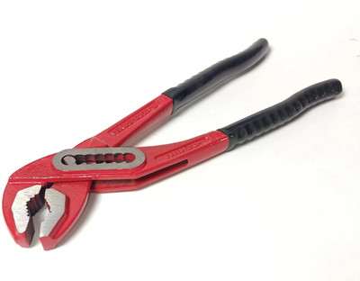 TOM CRV Hardened and Tempered 10 inch Adjustable Venus Water Pump Plier Slip Joint Plier(Length : 10 inch)