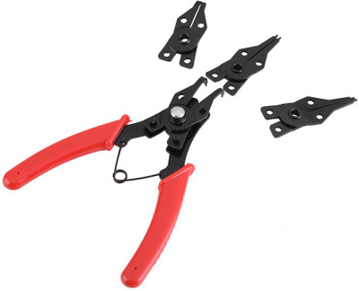 ADAWAT 4 in 1 Snap Ring Pliers Set Inner and Outer Snap Ring Remover and Installer Combination Snap Ring Plier(Length : 6 inch)