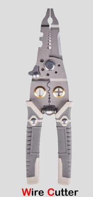VP SALES Multifunction Wire Stripper Groove Plier(Length : 7.48 inch)