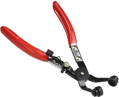 Inditrust 1pc Band Hose Clamp Plier, Flexible Ring Type Hose Clamp Pliers Installation Combination Snap Ring Plier(Length : 10 inch)