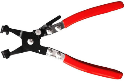 Inditrust 1pc Manual Hose Clamp Plier .Band Hose Clamp Plier, Combination Snap Ring Plier(Length : 8.5 inch)