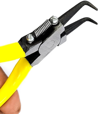 PERFECT TECH 125mm Internal Bend Snap Ring Lock Plier Circlip Plier(Length : 5 inch)
