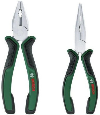 BOSCH 2 PIECES PLIERS SET Combination Snap Ring Plier(Length : 8 inch)
