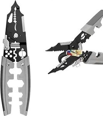 SathiEnterprice Wire Stripper Tool Needle Nose Plier(Length : 7.5 inch)