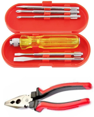 ACP ENTERPRISES Kay kay set with red plier Combination Snap Ring Plier(Length : 8 inch)