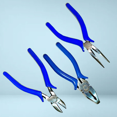 Aldeco Strong Grip 3PC Plier Set – Perfect for Home and Workshop Lineman Plier(Length : 6 inch)