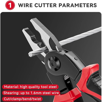 shiv store 5 in 1 All Purpose Versatile Heavy Duty Tool Kit,Multifunctional Pliers 5 in 1 All Purpose Versatile Heavy Duty Tool Kit,Multifunctional Pliers Wire Cutter