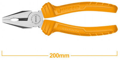 INGCO 8 Inch Combination Pliers HCP12200 Combination Snap Ring Plier(Length : 8 inch)