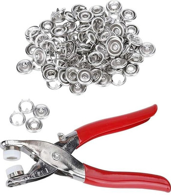 SILINET ENTERPRISE Bags, Belts, Shoes, Fabric & DIY Crafts | Easy Button Snap Clipper Tool Combination Snap Ring Plier(Length : 10 inch)
