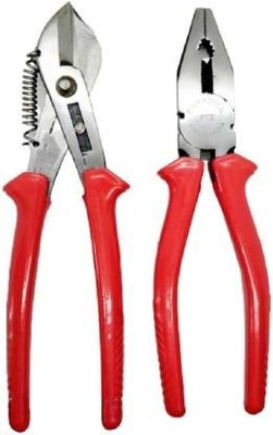 DHATRI TOOLS 8 INCH PLIER WITH 8 INCH CUTTER KATIYA COMBO PACK Combination Snap Ring Plier(Length : 8 inch)