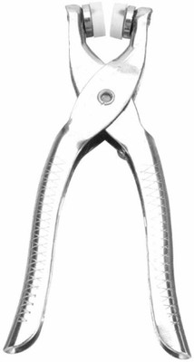 Eopzo 1 50 Pcs Silver Rivets Grommet Setting Pliers Tool for Cloth Press Button Punch Punch Plier(Length : 6.2 Inch)