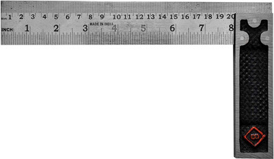 Exotic Arcade Try Sqaure 8 Inch || 90 Degrees Right Angle Ruler 8 Inch Tri-Square(Pack of 1)