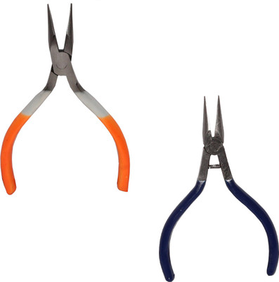 Digital Craft Long Flat Nose,Spring Nose,, Round Nose Plier(Length : 6 inch)