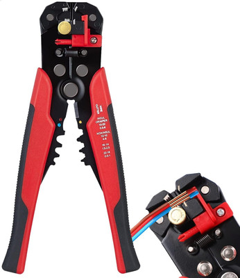 Calldrishe Self Adjusting Wire Stripper - 3 in 1 Heavy Duty Automatic Wire Stripping Tool Lineman Plier(Length : 7 inch)