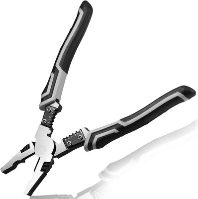 Rewop 5 in 1 Multi-function Plier Tools For Multipurpose Lineman Plier Lineman Plier(Length : 8.5 inch)