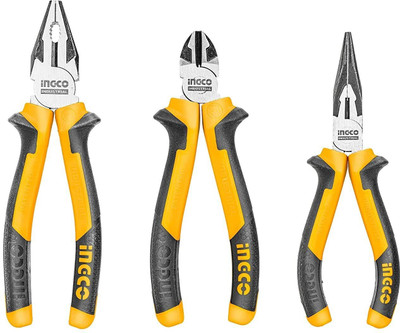 INGCO 3 Pcs Pliers Set Pincer Plier(Length : 10.43 inch)