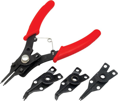 ADAWAT 4 in 1 Snap Ring Pliers Set,Remove and Install Retaining Rings with Snap Ring Combination Snap Ring Plier(Length : 6 inch)