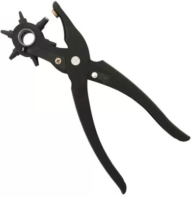 Kshivi BP04 Belt Punching Machine Holes Punches Maker Tool for Leather, Paper, Shoes Punch Plier(Length : 8.5 inch)